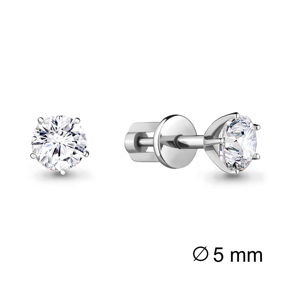 43641 Серьги из Серебра с фианитами
