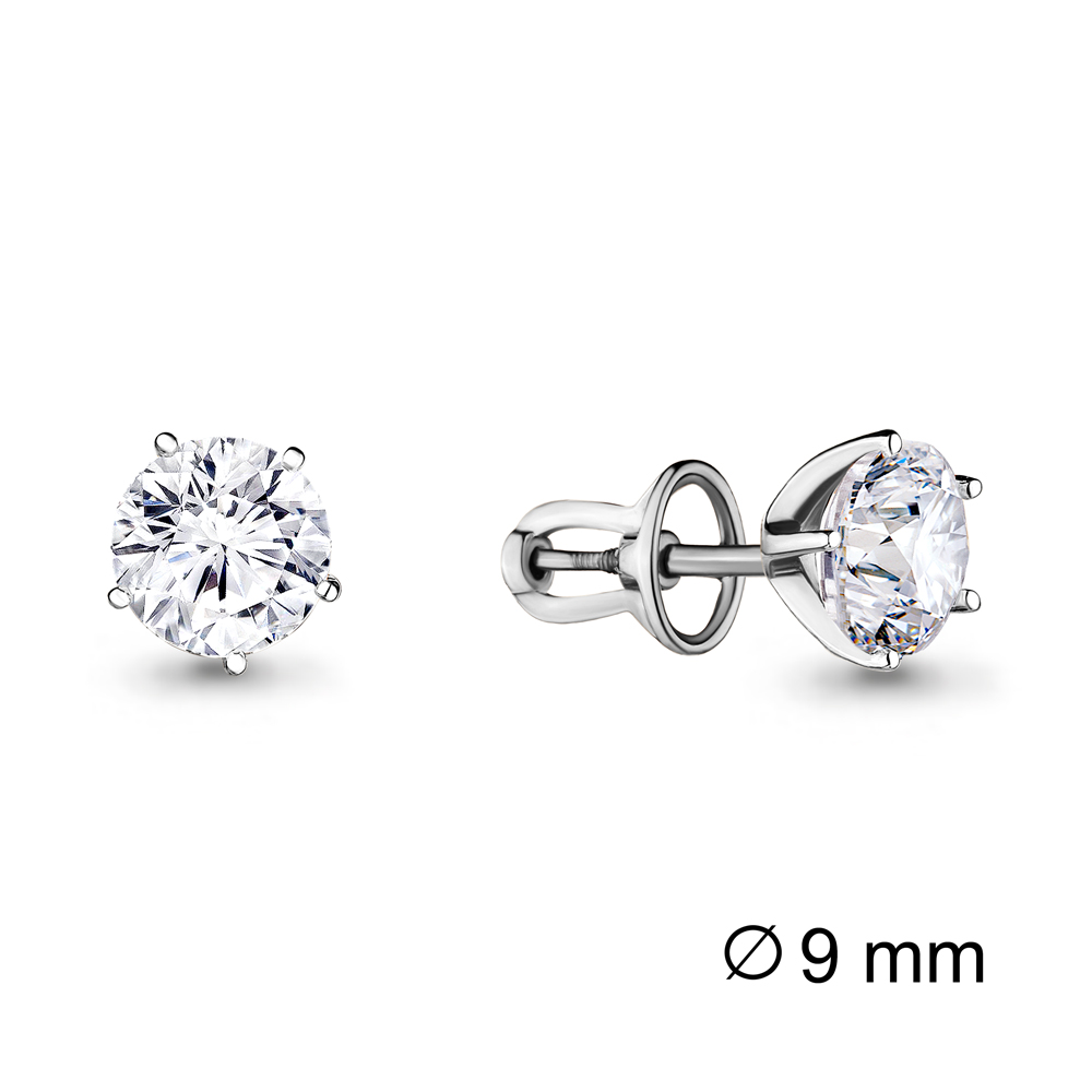 44041 Серьги из Серебра с фианитами