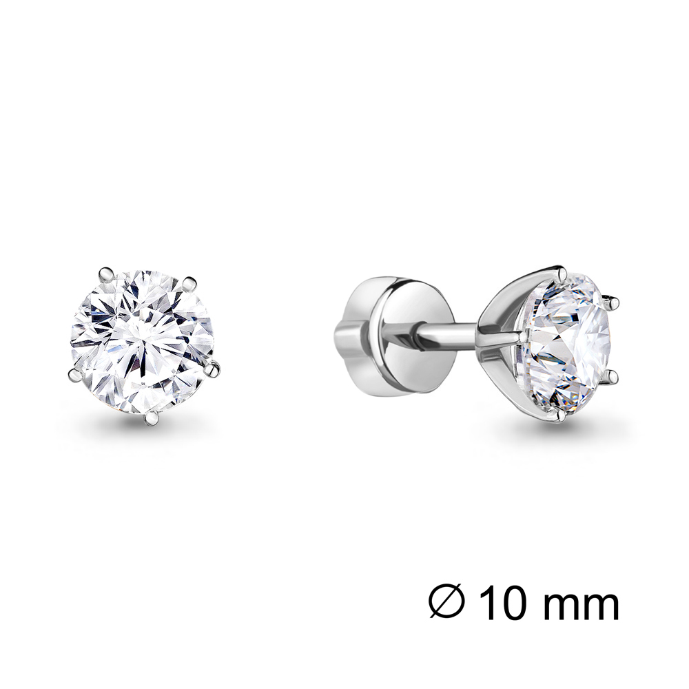 44042 Серьги из Серебра с фианитами