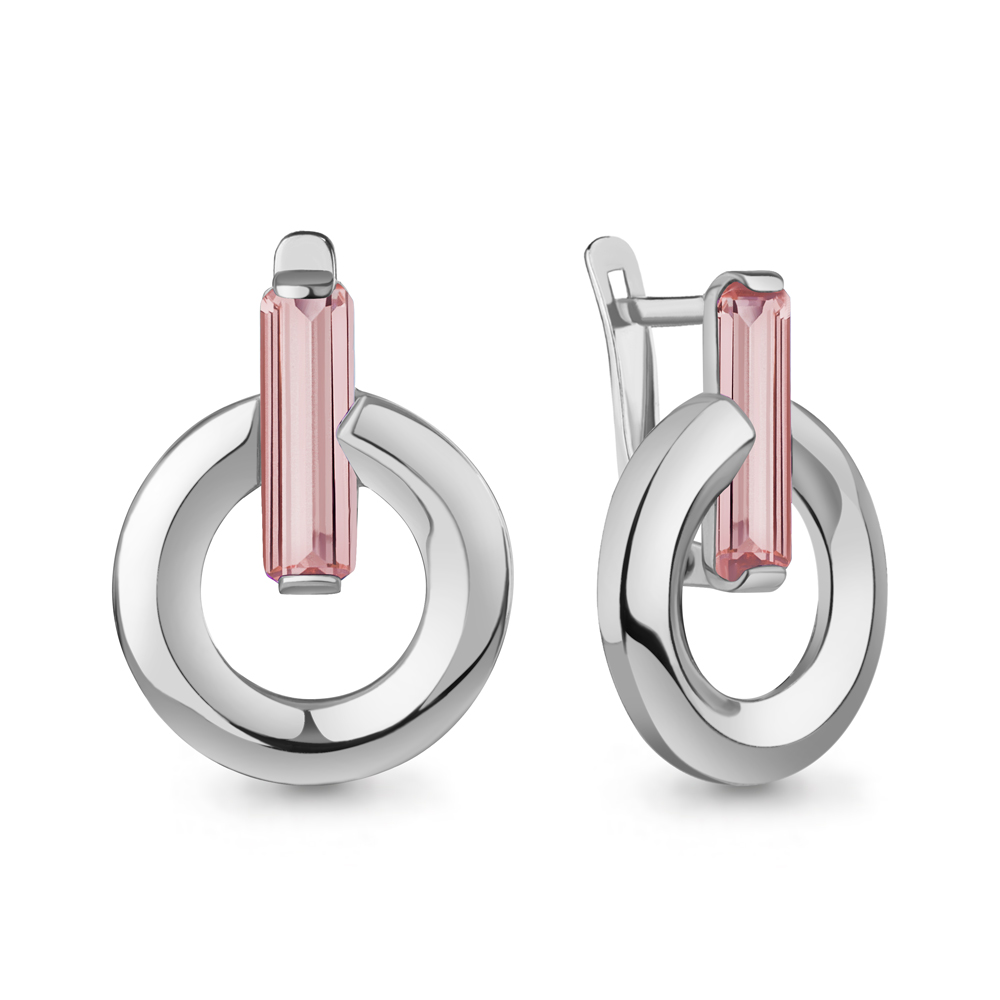 45000290 Серьги из Серебра с наноморганитами