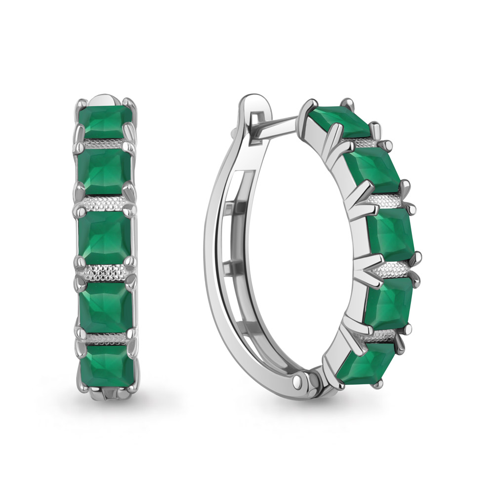 45010609 Серьги из Серебра с агатами