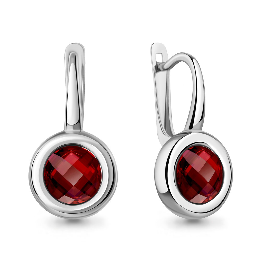 45014885 Серьги из Серебра с наногранатами