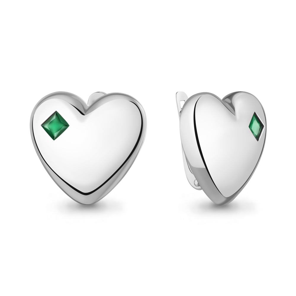 45022409 Серьги из Серебра с агатами