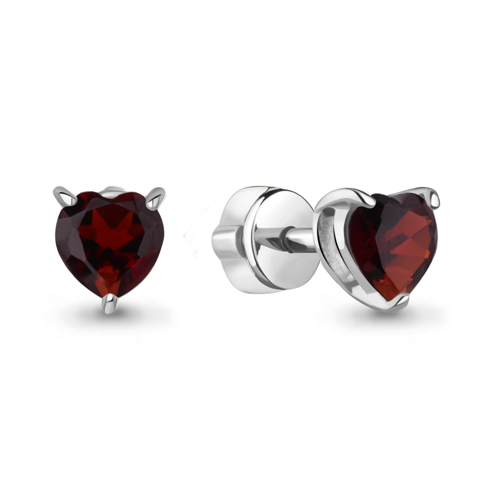 45029203 Серьги из Серебра с гранатами