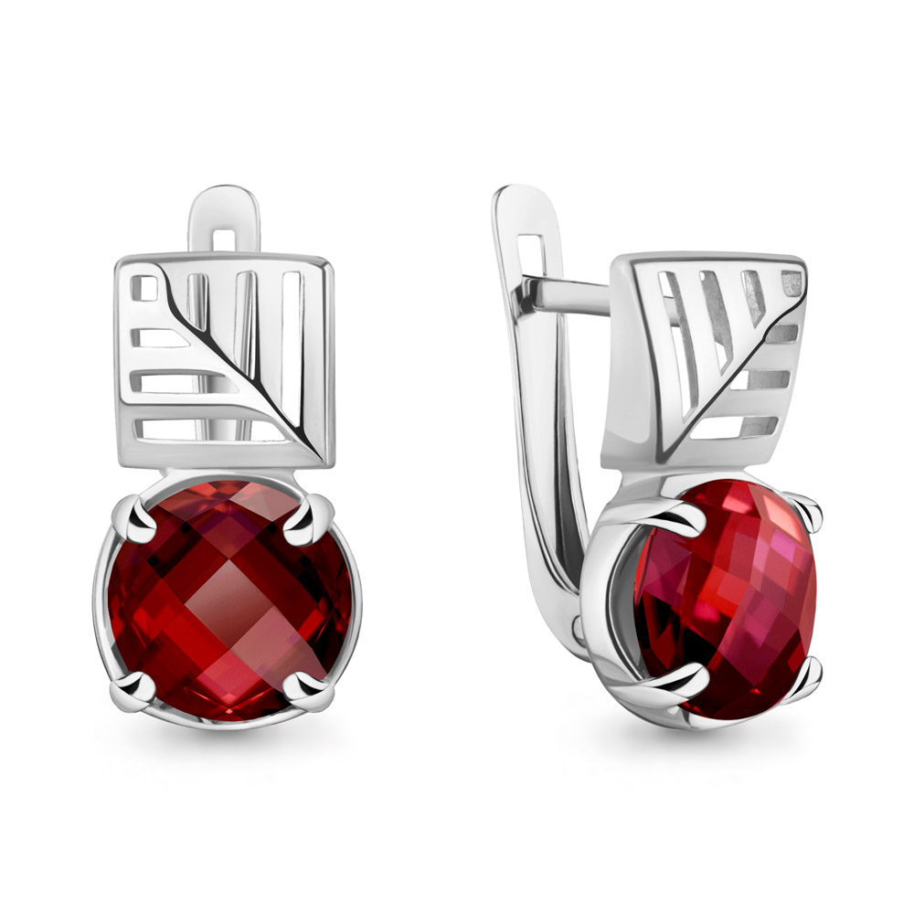 45030185 Серьги из Серебра с наногранатами