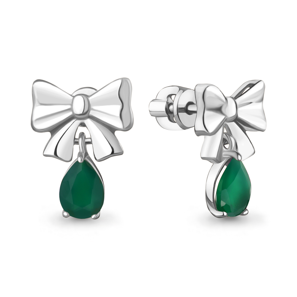 45030609 Серьги из Серебра с агатами