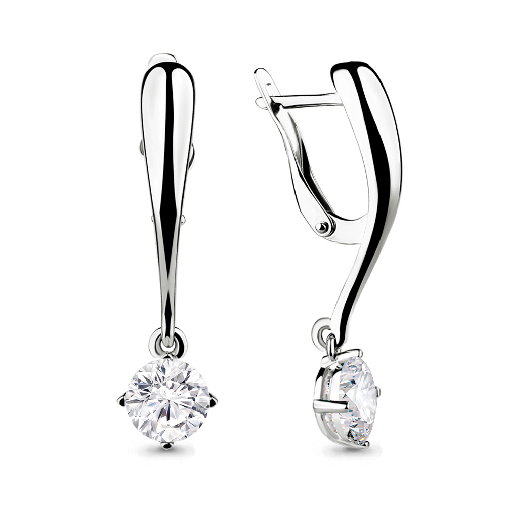 46047 Серьги из Серебра с фианитами