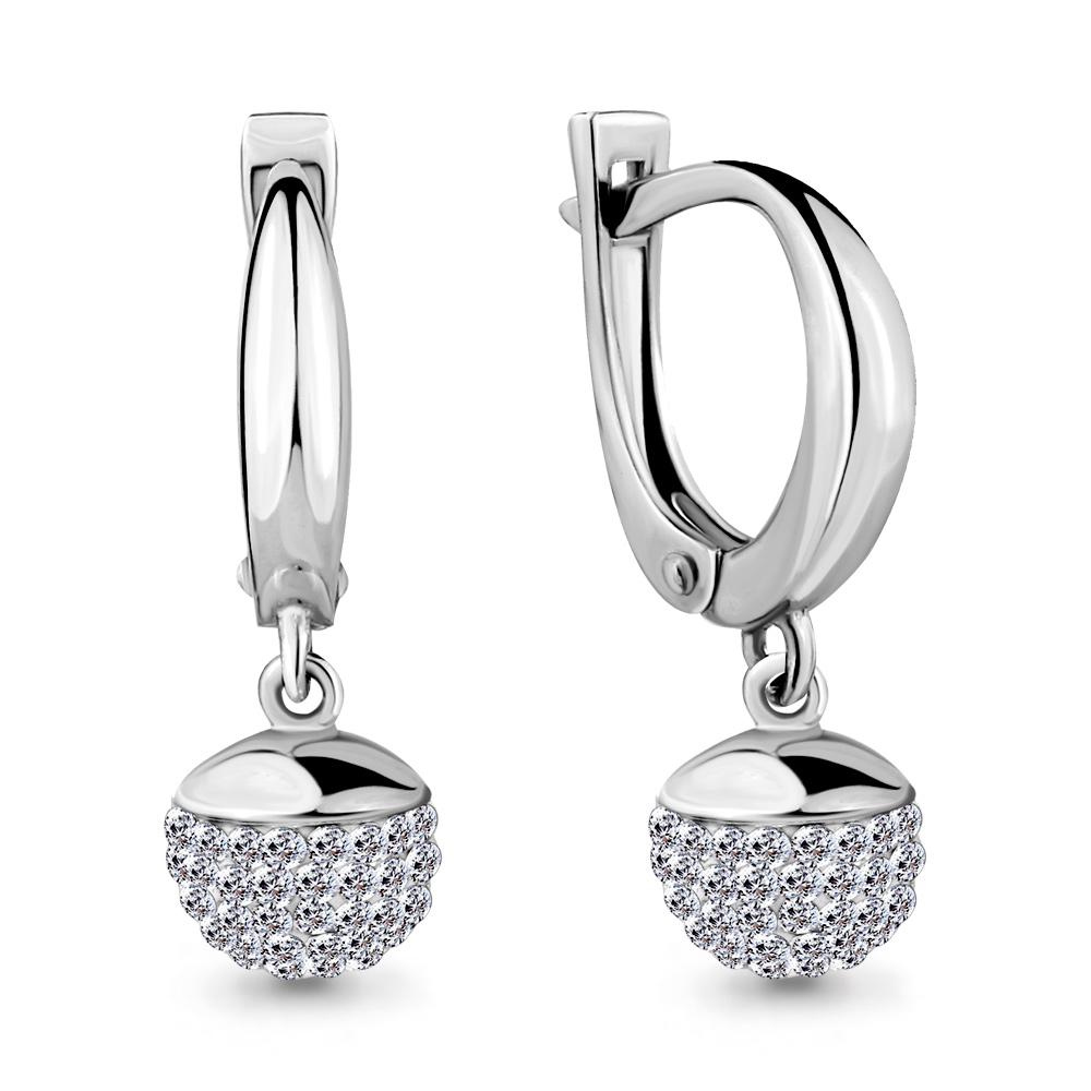 46529 Серьги из Серебра с стёклами