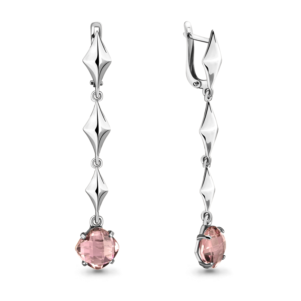 4707490 Серьги из Серебра с наноморганитами