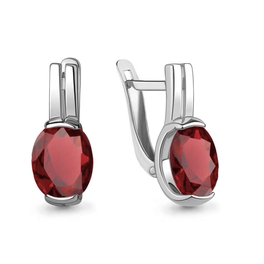 4789485 Серьги из Серебра с наногранатами