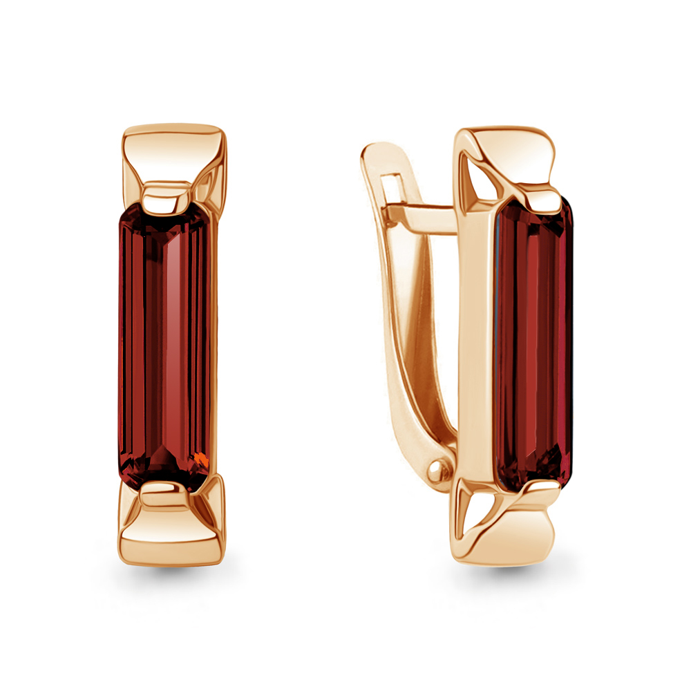 4791485 Серьги из Золота с наногранатами