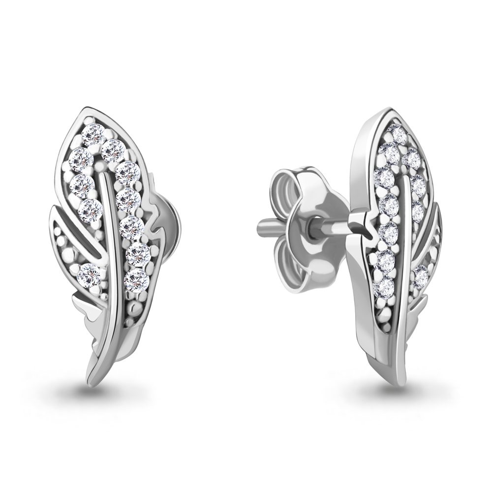 49450А Серьги из Серебра с фианитами