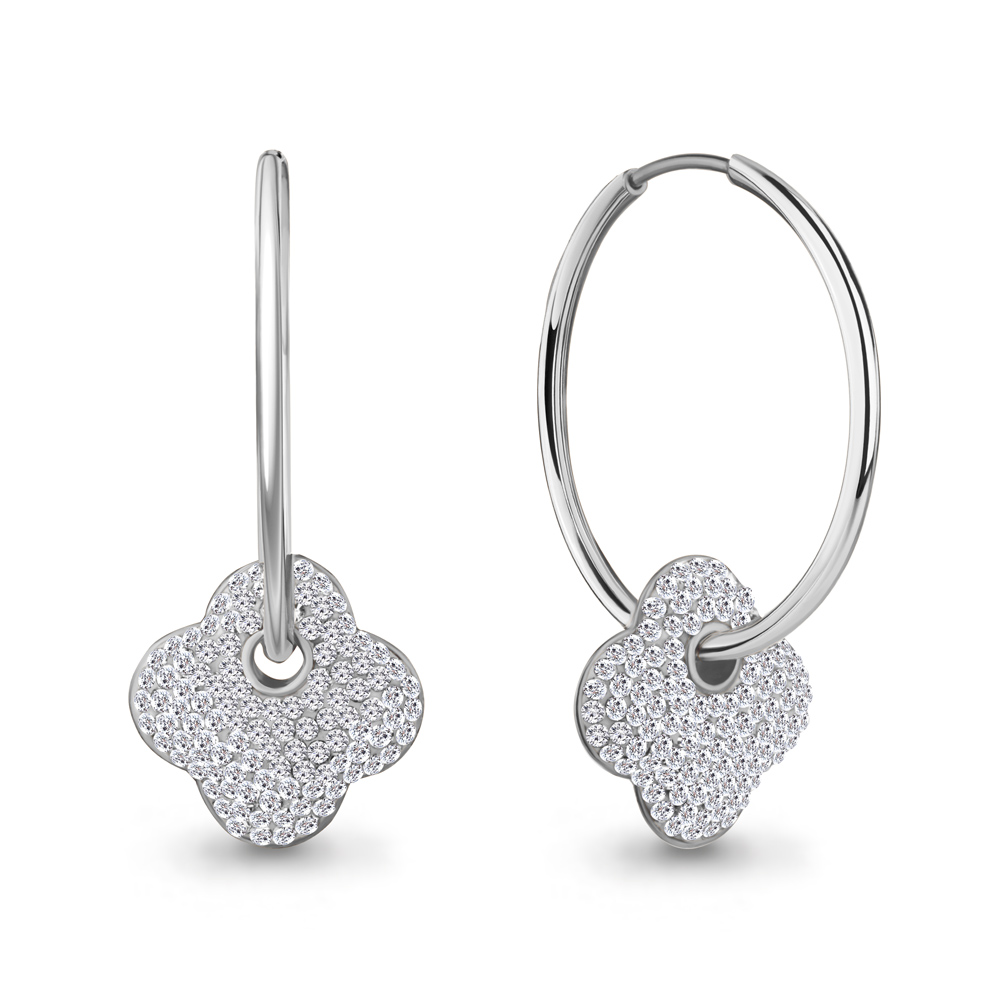 49572 Серьги из Серебра с стёклами