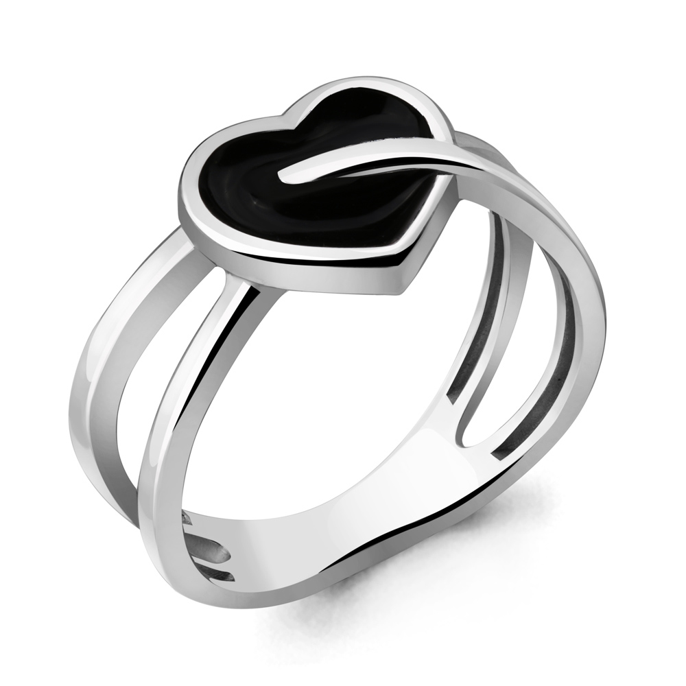 54775 Кольцо из Серебра с эмалью