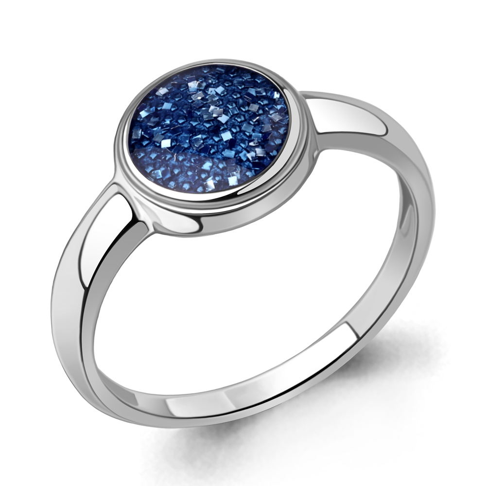 54950 Кольцо из Серебра с эмалью