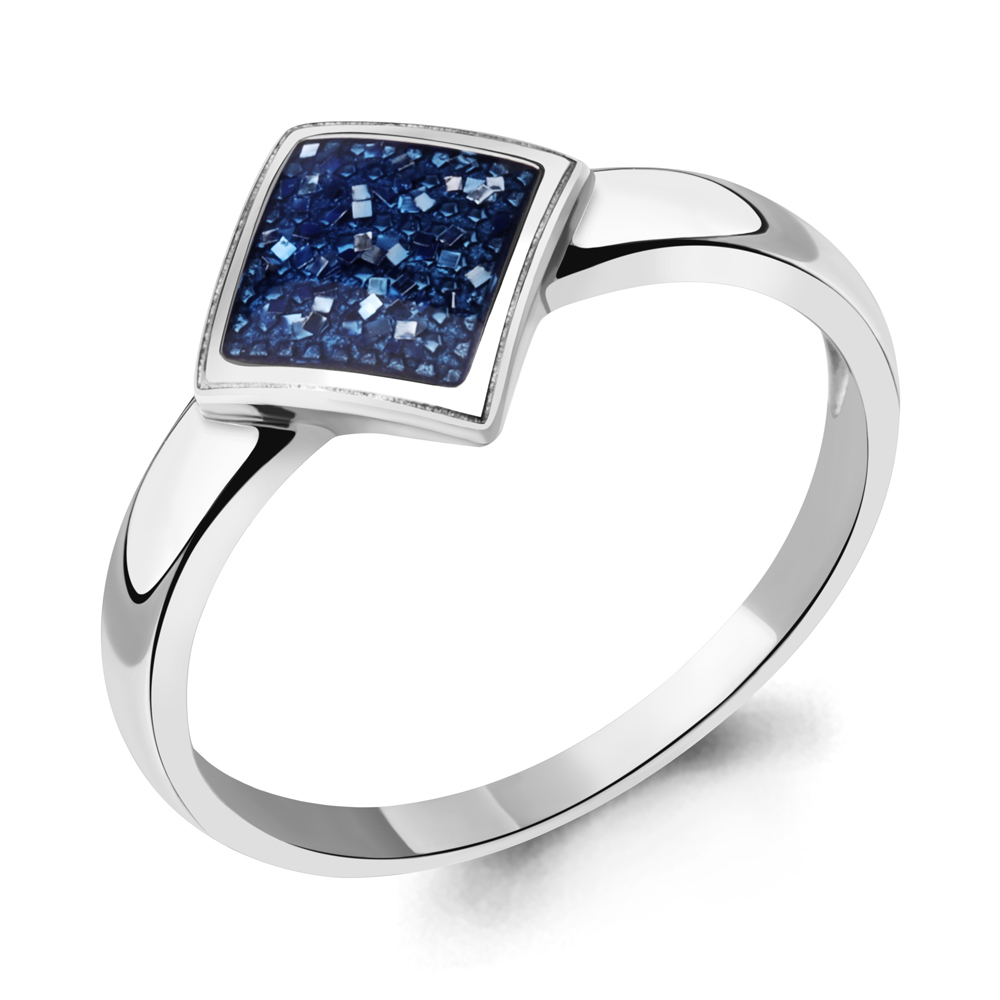 54951 Кольцо из Серебра с эмалью