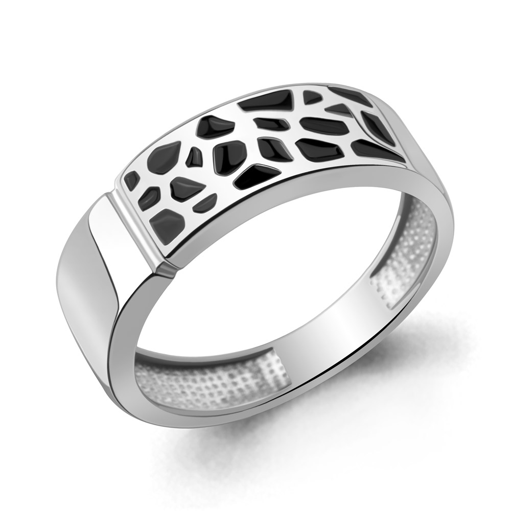 56085 Кольцо из Серебра с эмалью