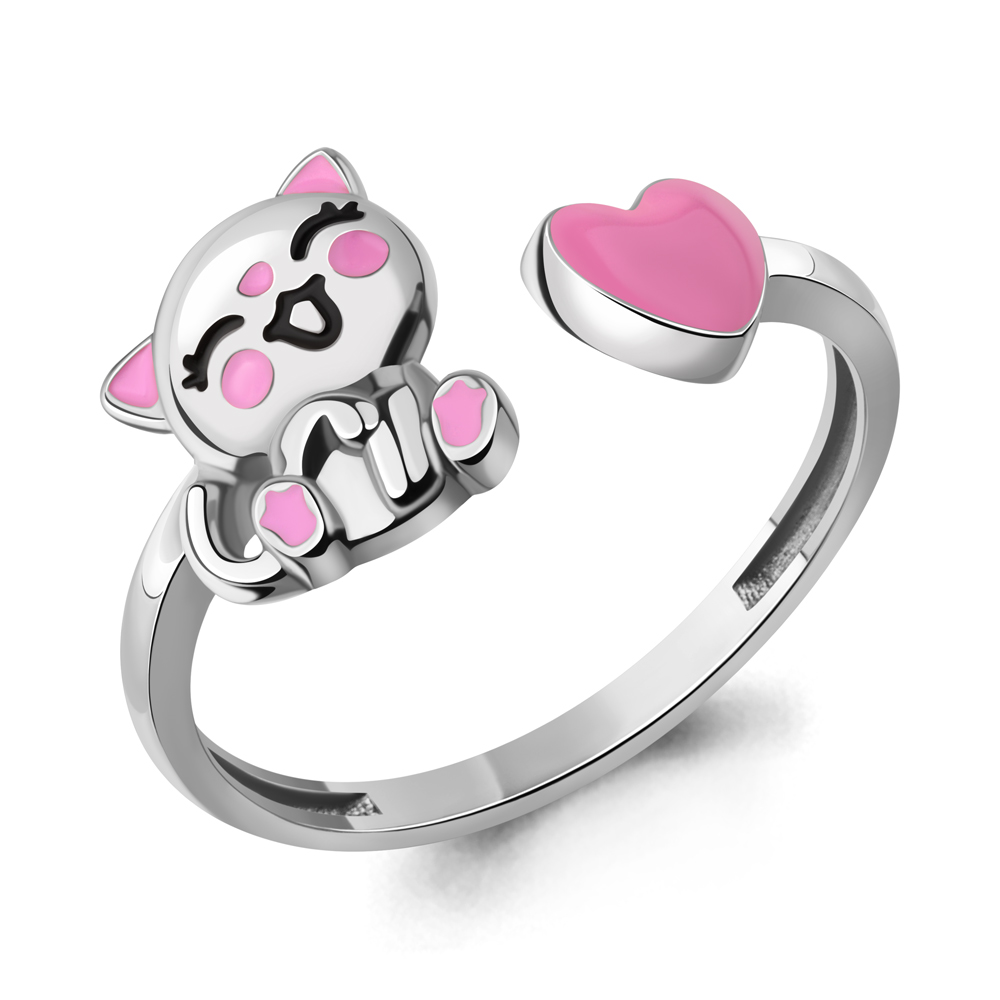 56165 Кольцо из Серебра с эмалью