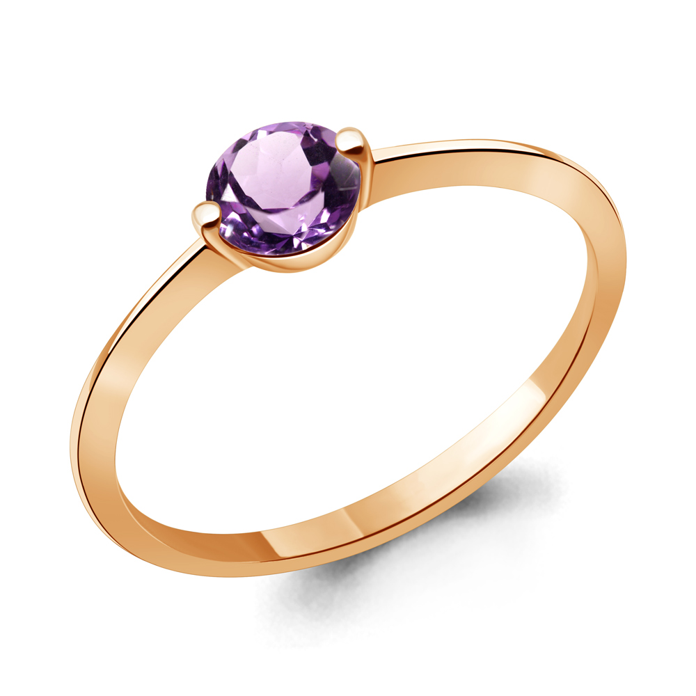 60005804 Кольцо из Золота с аметистом