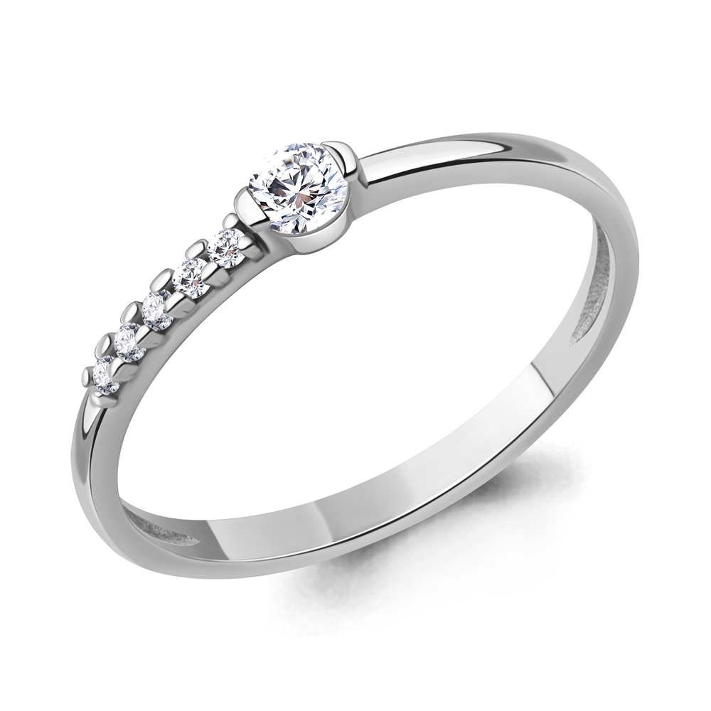 600278А Кольцо из Серебра с фианитами