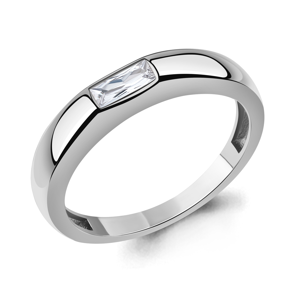 600288 Кольцо из Серебра с фианитом