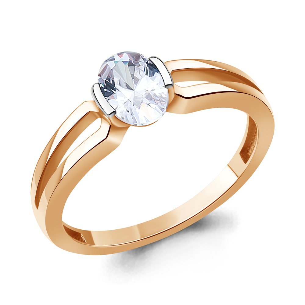 600300 Кольцо из Золота с фианитом