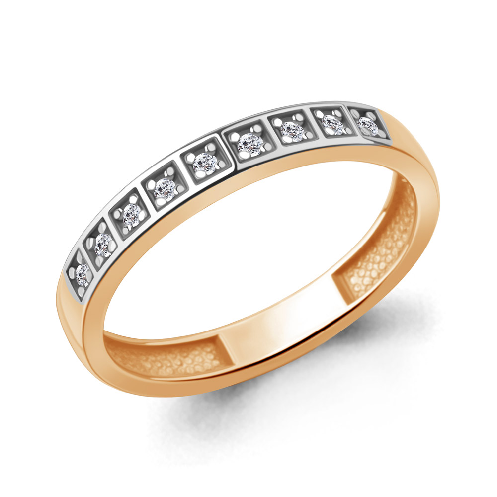 600339А Кольцо из Золота с фианитами