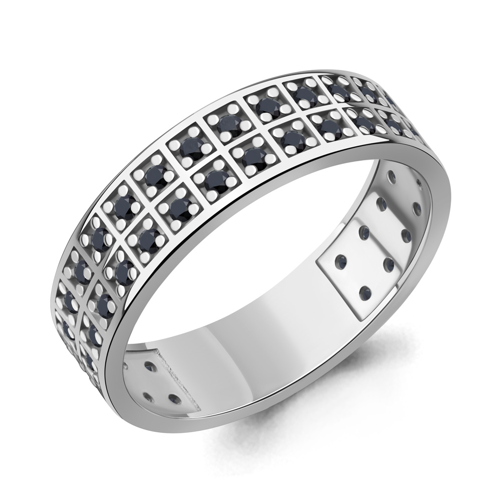 600351Ч Кольцо из Серебра с нанокристаллами