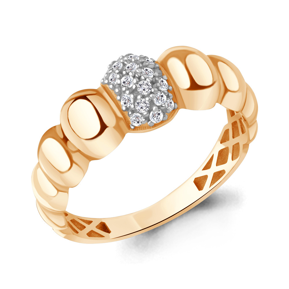 600500 Кольцо из Золота с фианитами