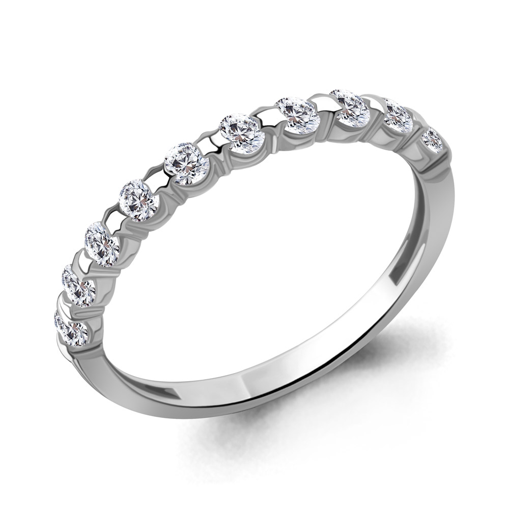 600517А Кольцо из Серебра с фианитами