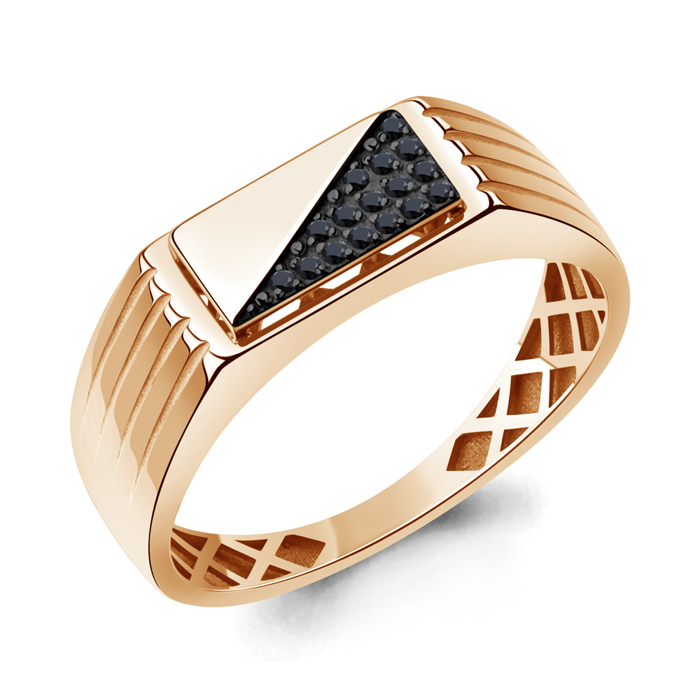 600605Ч Кольцо из Золота с нанокристаллами