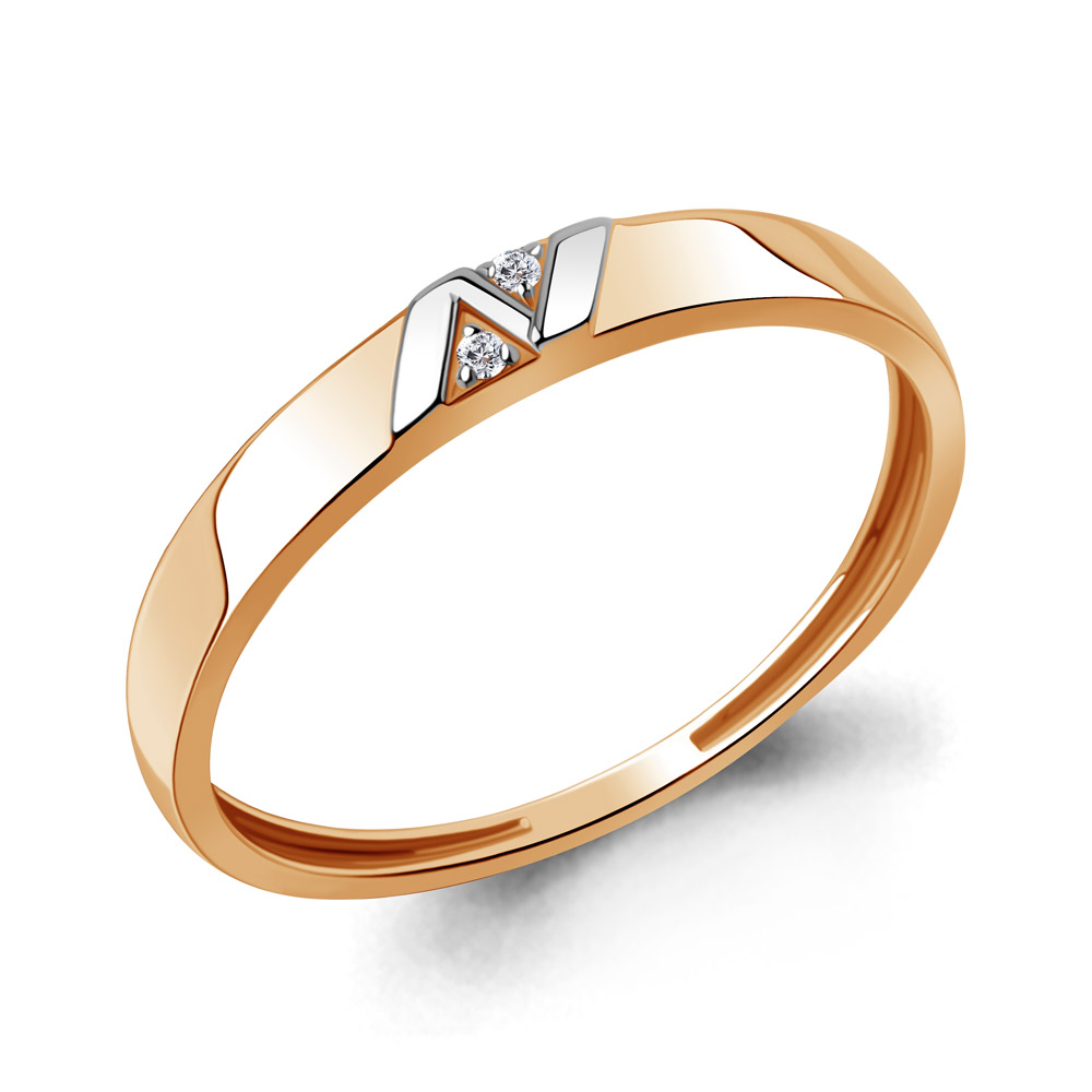 600700 Кольцо из Золота с фианитами