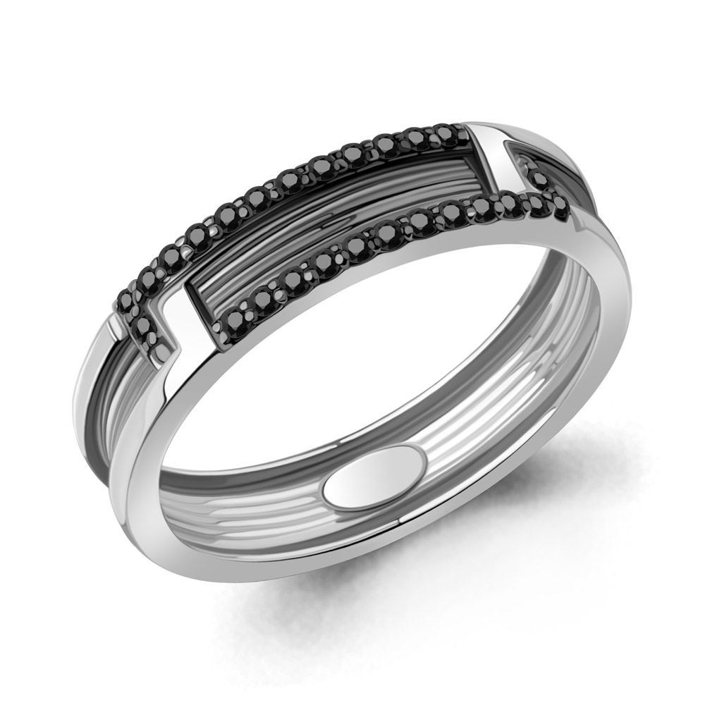 600804Ч Кольцо из Серебра с нанокристаллами