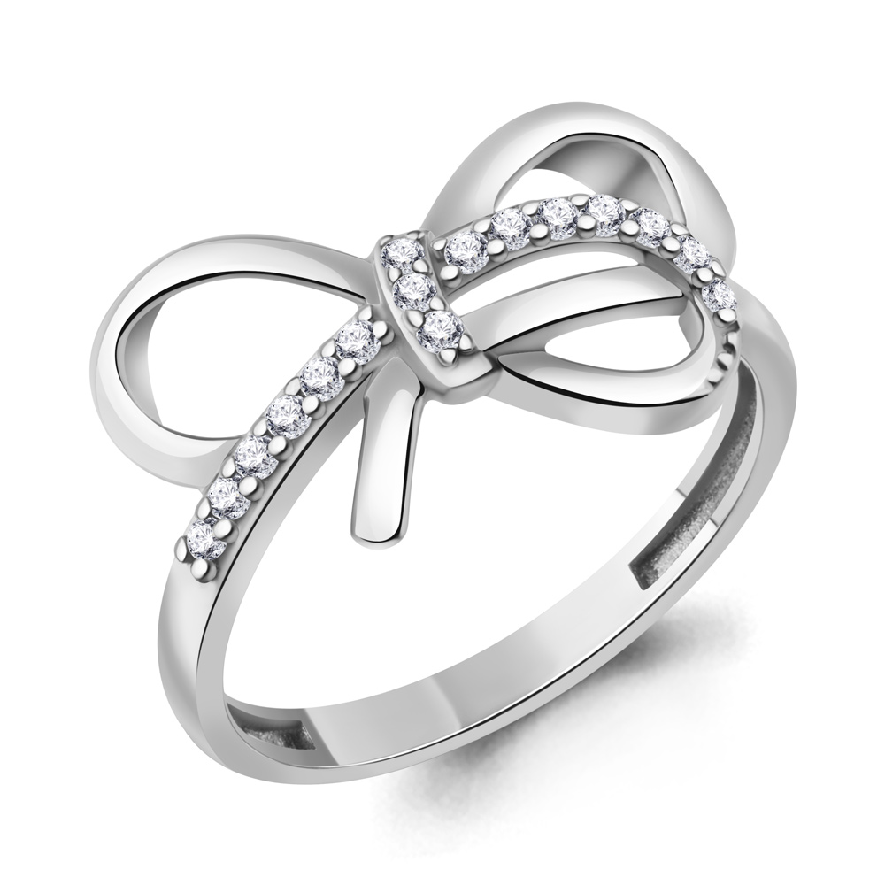 600891А Кольцо из Серебра с фианитами