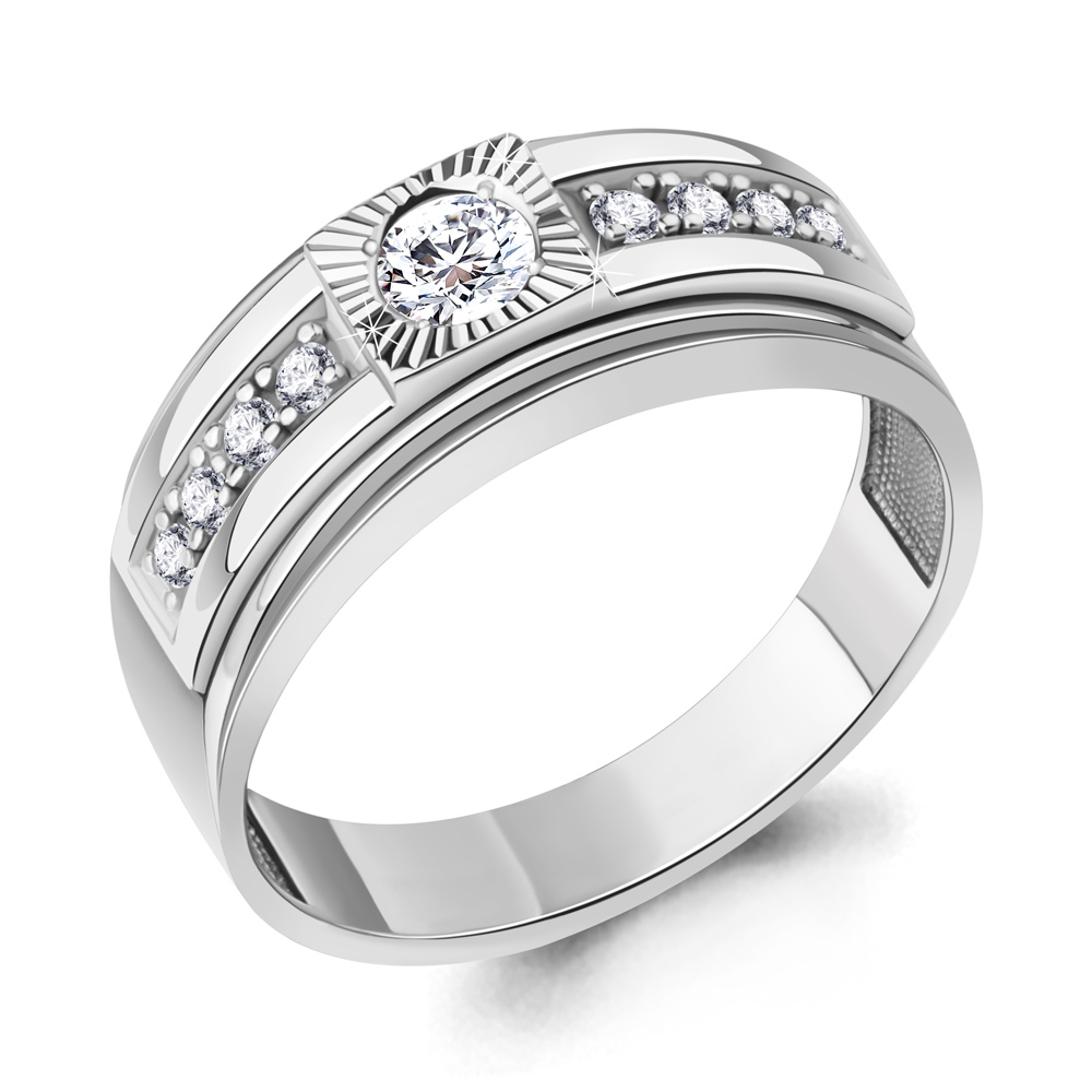 60592А Кольцо из Серебра с фианитами