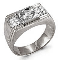 60594А Кольцо из Серебра с фианитами