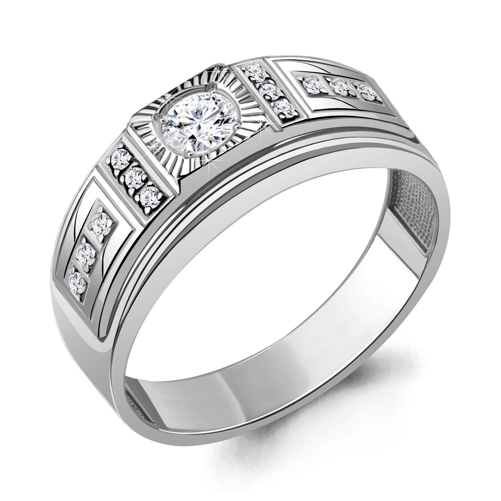 60603А Кольцо из Серебра с фианитами