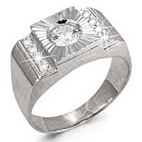 60605А Кольцо из Серебра с фианитами