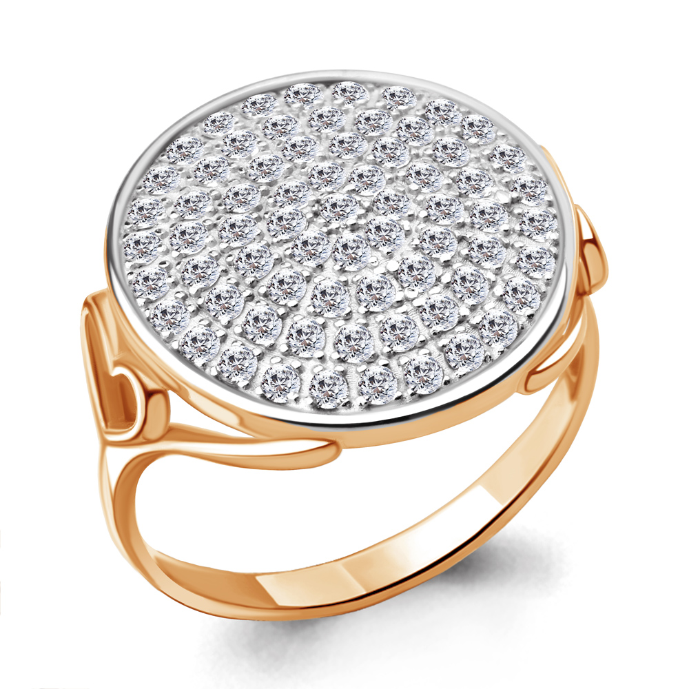 61499А Кольцо из Золота с фианитами