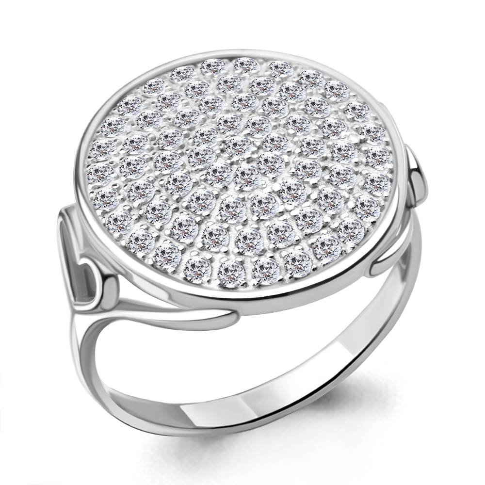 61499А Кольцо из Серебра с фианитами