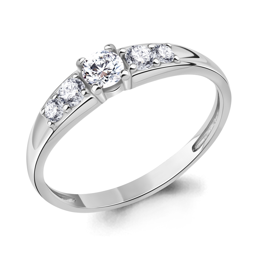 61946А Кольцо из Серебра с фианитами