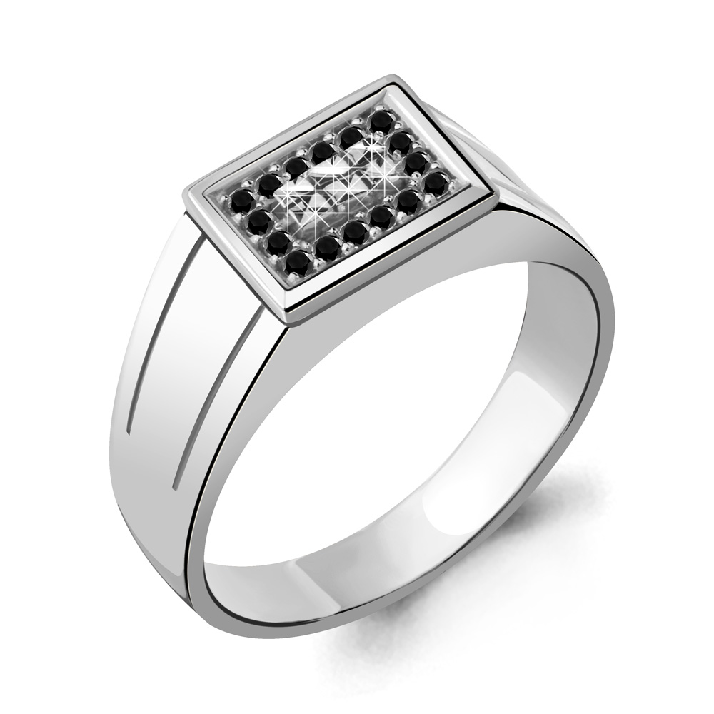 62020Ч Кольцо из Серебра с нанокристаллами