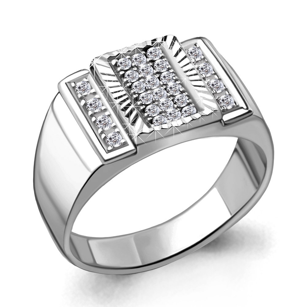 62028А Кольцо из Серебра с фианитами