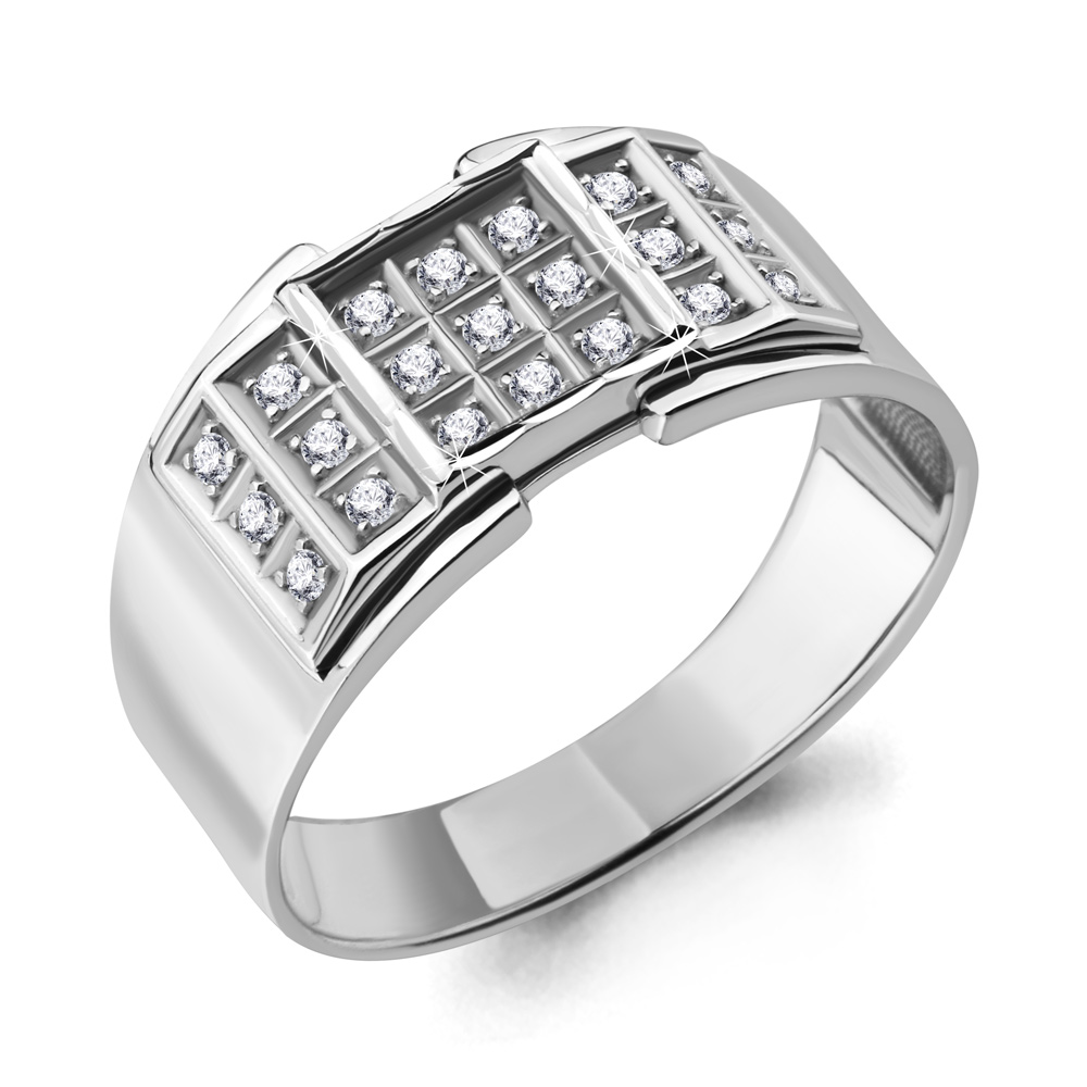 62052А Кольцо из Серебра с фианитами