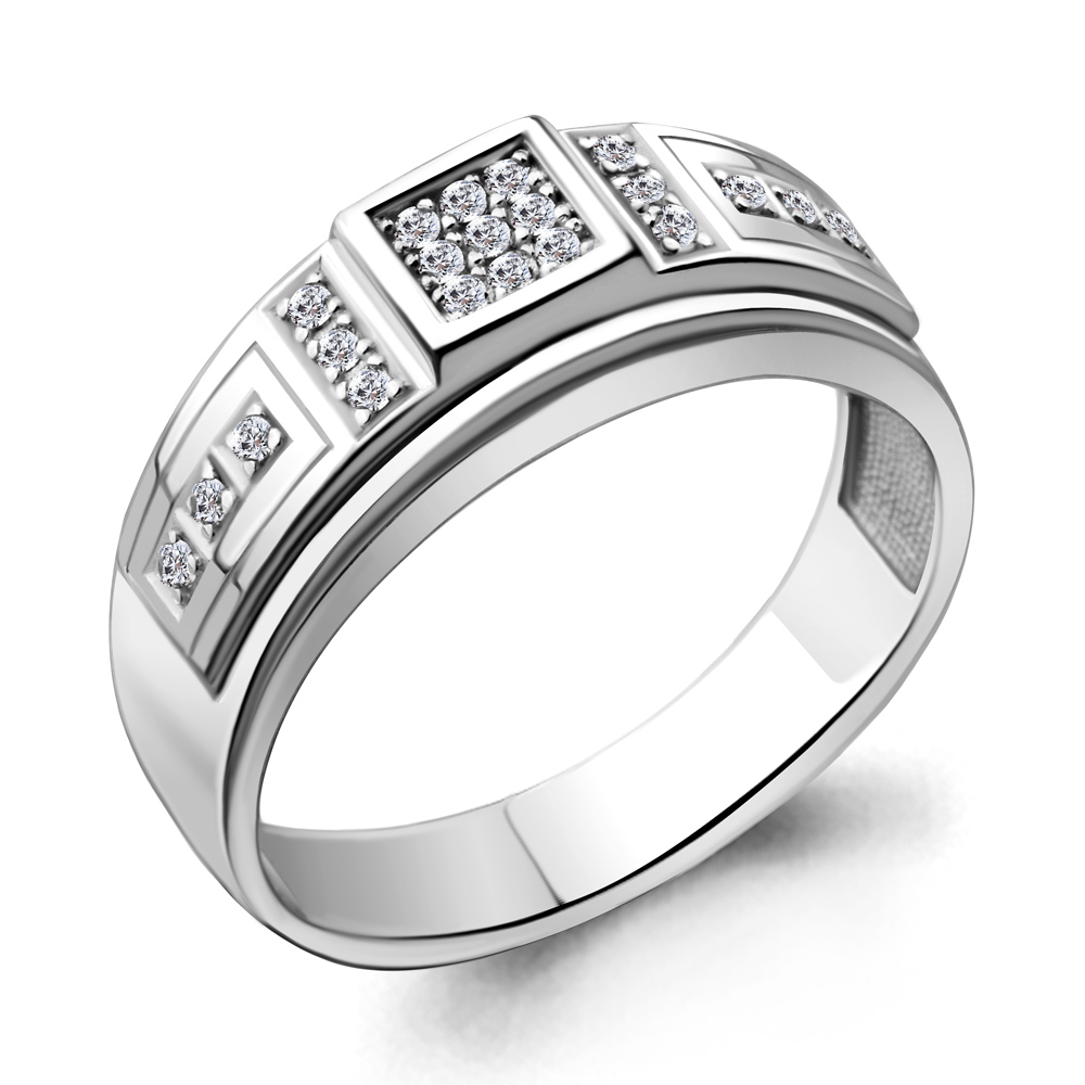 62065А Кольцо из Серебра с фианитами