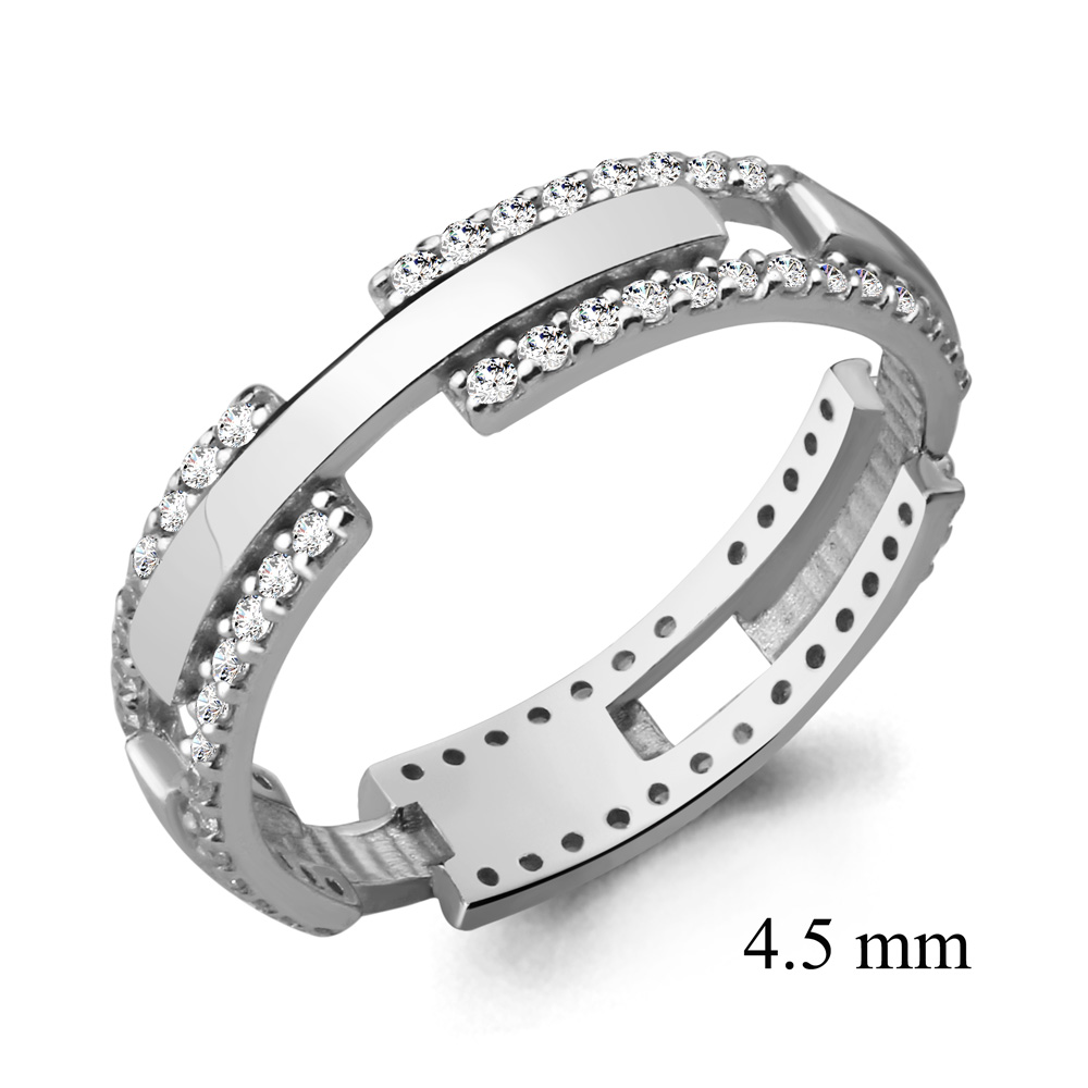 62311А Кольцо из Серебра с фианитами