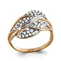 62322А Кольцо из Золота с фианитами