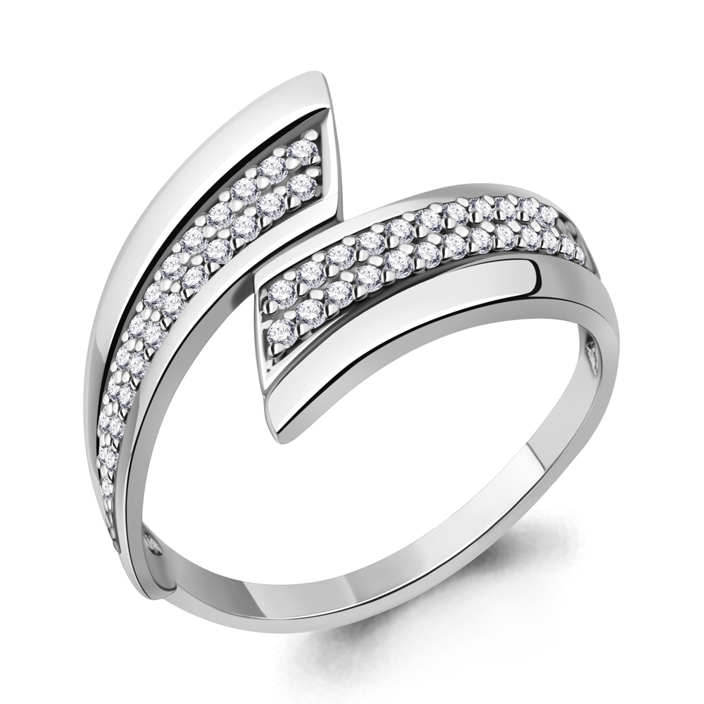 62730А Кольцо из Серебра с фианитами