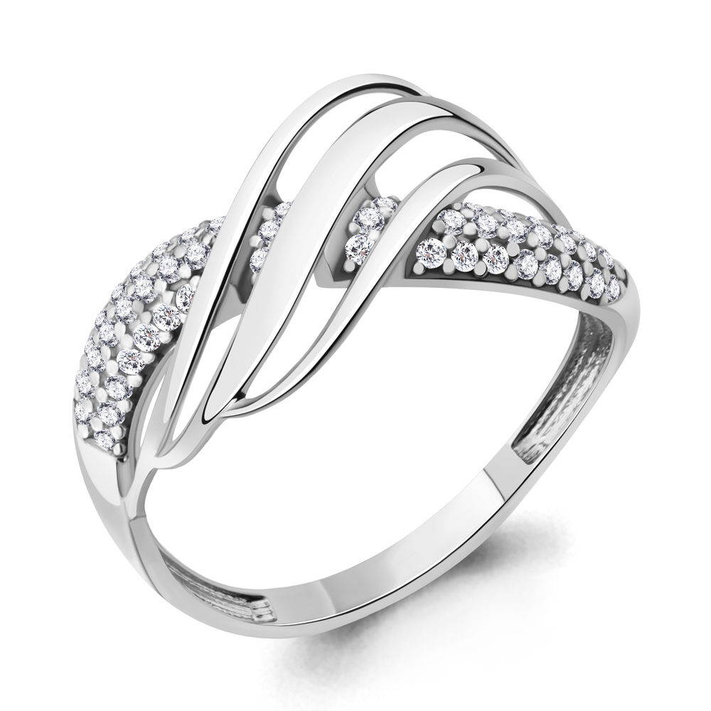 63150А Кольцо из Серебра с фианитами