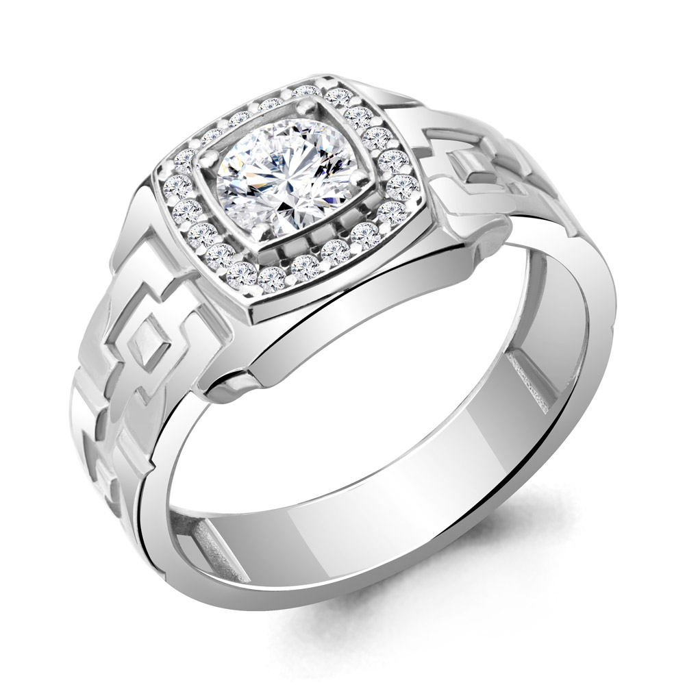 63217А Кольцо из Серебра с фианитами